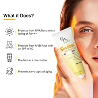 Fixderma Shadow SPF 50 + Gel PA+++ | Ultimate Sun Protection for Oily Skin | Suitable for Acne Prone & Sensitive Skin | UVA & UVB Protection | Sunscreen For Bothe Men & Women | All-Day Protection | Lightweight, Oil-Free Formula | 75g