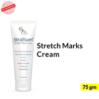 Fixderma Strallium Stretch Mark Cream | Fade and Prevent Stretch Marks | Stretch mark remover for Stomach, thighs & all body parts | Removes Pregnancy , Obesity , Weightlifting , Stretch Marks | 75g