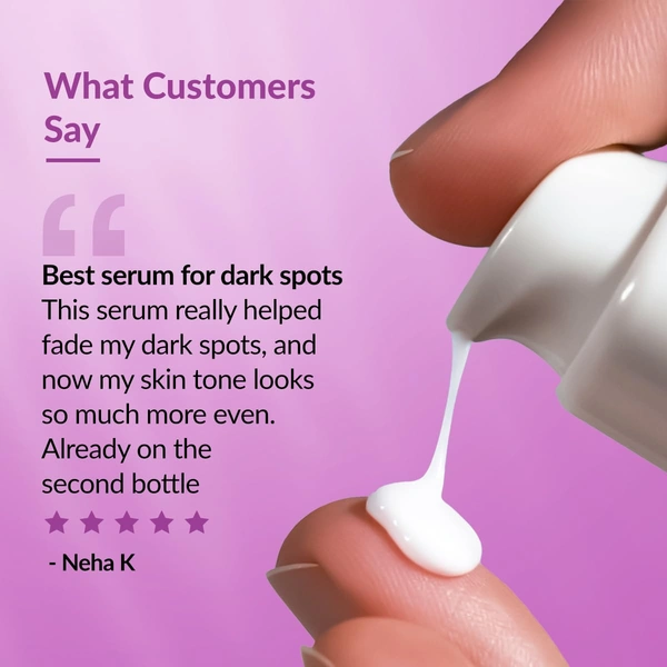 Fixderma Tranexamic Acid Pigment Correcting Serum 30gm for Men & Women | Reduces Melasma, Dark Spots, Acne Marks & Hyperpigmentation | Brightening Serum