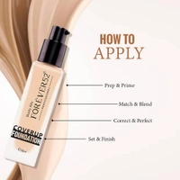 Forever52 Forever 52 Daily Life Coverup Foundation | For Medium Skin Tones | Long-Lasting | Natural Matte Finish | Full Coverage Liquid Foundation | ( Creme - 20.3, 30ml )