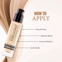 Forever52 Forever 52 Daily Life Coverup Foundation | For Tan to Deep Skin Tones | Long-Lasting | Natural Matte Finish | Full Coverage Liquid Foundation | ( Bronze - 20.5, 30ml )