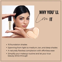 Forever52 Forever 52 Daily Life Coverup Foundation | Long-Lasting | Natural Matte Finish | Full Coverage Foundation | Suitable for Various Skin Tones | (Sugar - 10.2 , 30ml)