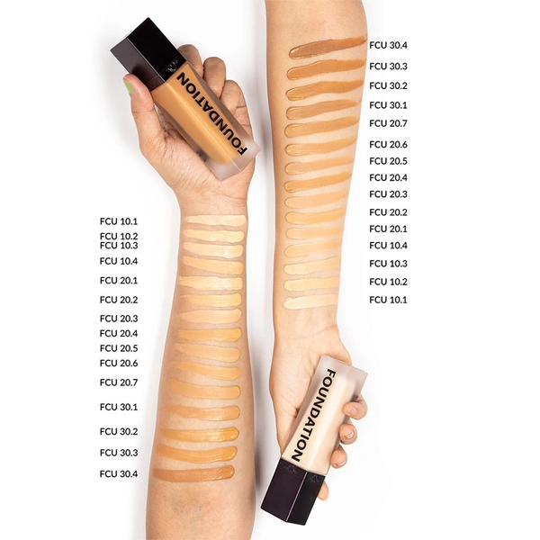 Forever52 Forever 52 Daily Life Coverup Foundation | For Deep Skin Tones | Long-Lasting | Natural Matte Finish | Full Coverage Liquid Foundation | Lightweight Formula ( Acajou - 20.7, 30ml )