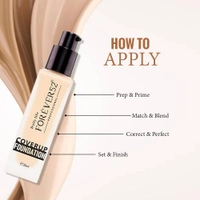 Forever52 Forever 52 Daily Life Coverup Foundation | Natural Matte Finish | For Medium to Tan Skin Tones | Long Lasting | Natural Flawless Complex | Full Coverage | Liquid Foundation | ( Desert - 20.1, 30ml )