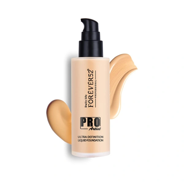 Forever52 Forever 52 Daily Life Pro Artist Ultra Definition Liquid Foundation , 60ml | Full Coverage Matte Finish | Long Lasting | Lightweight Hydrating Formula | Waterproof | Sundae-06