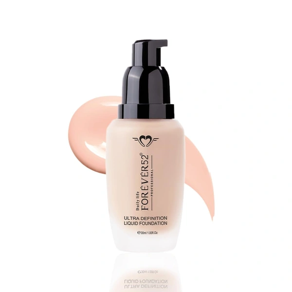 Forever52 Forever 52 Daily Life Ultra Definition Liquid Foundation , 11ml | Flawless, Long-Lasting Coverage | Fair Shade | Weightless Creamy Foundation | Lightweight | Cheese Cake-11