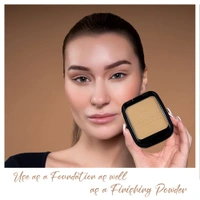 Forever52 Forever 52 Daily Life Wet & Dry Compact Powder | Dual Coverage | Matte Finish | Lightweight | Long Lasting | 2 in 1 Foundation & Setting Powder | (Ivory-002, 12g)
