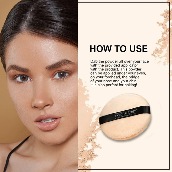 Forever52 Forever 52 Exclusive Banana Powder - FBE001 | Brightening & Long-Lasting Setting Powder | Lightweight Formula | Reduces Shine | Matte Finish Look | 42g