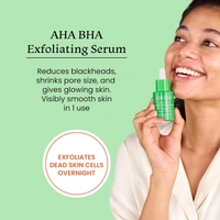 Foxtale 2% Salicylic Acid AHA-BHA Exfoliating Serum - 30ml | with Niacinamide | Reduces Blackheads & Whiteheads | Smooth & Clarifies Skin | Reduces Excess Oil & Acne | Unclogs Pore | For Normal To Oily Skin