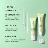 Foxtale Acne Spot Corrector Gel - 15ml | Glycolic Acid + Azelaic Acid + Salicylic Acid | Reduces Pimples | Prevents Active Acne | Soothes Redness & Irritation | For All Skin Types