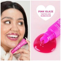 Foxtale Brightening SPF30 Lip Balm - 12g | with Peptides, Vitamin C & Hyaluronic Acid | Reduces Pigmentation | Brightens Lips | Prevents Chapped Lips |Protects with SPF 30 | Smooth & Soft Lips | Shade - Pink Glaze