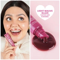 Foxtale Brightening SPF30 Lip Balm - 12g | with Peptides, Vitamin C & Hyaluronic Acid | Reduces Pigmentation | Brightens Lips | Prevents Chapped Lips |Protects with SPF 30 | Smooth & Soft Lips | Shade - Light Mauve Glaze