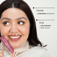 Foxtale Brightening SPF30 Lip Balm - 12g | with Peptides, Vitamin C & Hyaluronic Acid | Reduces Pigmentation | Brightens Lips | Prevents Chapped Lips |Protects with SPF 30 | Smooth & Soft Lips | Shade - Light Mauve Glaze