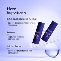 Foxtale Retinol Night Serum - 30ml | with 0.15% Retinol + Betaine + Kokum Butter | Reduce Fine Lines & Wrinkles | Minimize Pores | Youthful Skin | Skin brightening | Anti-Aging Night Cream | For All Skin Types