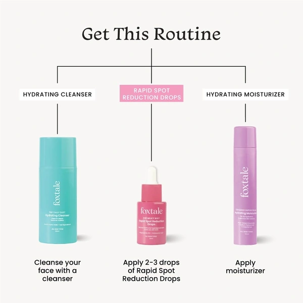 Foxtale Spot Reduction Serum - 30ml | With 3% Tranexamic Acid , Encapsulated Peptides , Niacinamide | Reduces Marks, Dark Spots & Hyperpigmentation | Evens Out Skin Tone | Keeps Skin Hydrates | For All Skin Types