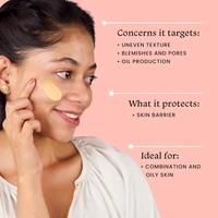 Foxtale Tinted Sunscreen SPF 50 + Primer - 50ml | SPF 50 PA++++ | Dry Touch + Water Resistant | No White Cast |Vitamin E | Broad-Spectrum Protection | Lightweight & Hydrating | Combination to Dry Skin | Shade - 3