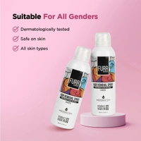 Furr Hair Removal Spray 200ml| Enriched with Vitamin E & Aloe Vera Extract | Gentle, Smooth & Effective Hair Removal for Sensitive Skin