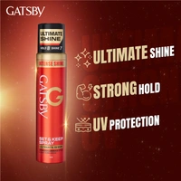 Gatsby Set & Keep Hair Spray Ultimate Shine, 250ml | Maximum Hold & Luminous Finish | UV Protection & Non-Sticky | Residue-Free Styling | Long-Lasting & Dermatologically Tested | Compact Size