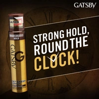 Gatsby Set & Keep Ultra Hard Hair Spray 250ml | Strong Hold, Non-Sticky Finish, and Long-Lasting Control for Any Look
