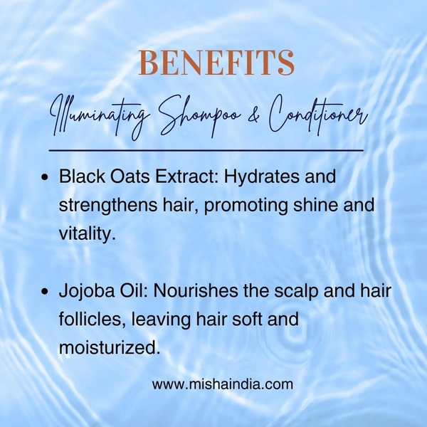 Hair Logic Illuminating Sampoo 250 ml | Shine-Boosting Formula for Normal Hair | Sulfate-Free & Frizz Control | Nourishes & Softens | Ideal for Daily Use