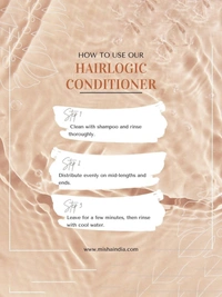 Hair Logic Kerafused Conditioner 250 ml with Wheat Protein | Hydrolyzed Keratin & Seastar Collagen | Smooth, Shiny & Frizz-Free, Straight | Strong & Nourished Hair