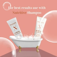 Hair Logic Nutritive Conditioner 250ml with Ricinus Communis Oil | Japonica Extract & HA++ | Deep Nourishment & Moisture | Shine & Frizz-Free Dry Hair