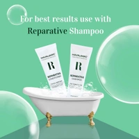 Hair Logic Reparative Conditioner 250ml with Vitamin E, Argan Oil & Avena Strigosa Seed Extract | Damaged, Dry & Chemically Treated Hair | Smoothens & Strengthens