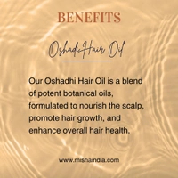Hair Logic Hairlogic Oshadi Hair Oil 100 ml | Nourish, Strengthen & Shine | Boost Hair Growth | Ensures Silky-Smooth Hair | Maintains Hair Moisture | Sulfate & Paraben-Free