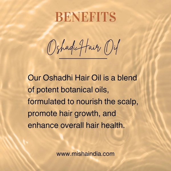 Hair Logic Hairlogic Oshadi Hair Oil 100 ml | Nourish, Strengthen & Shine | Boost Hair Growth | Ensures Silky-Smooth Hair | Maintains Hair Moisture | Sulfate & Paraben-Free