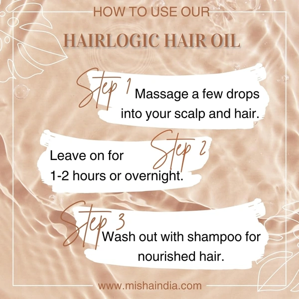 Hair Logic Hairlogic Oshadi Hair Oil 100 ml | Nourish, Strengthen & Shine | Boost Hair Growth | Ensures Silky-Smooth Hair | Maintains Hair Moisture | Sulfate & Paraben-Free
