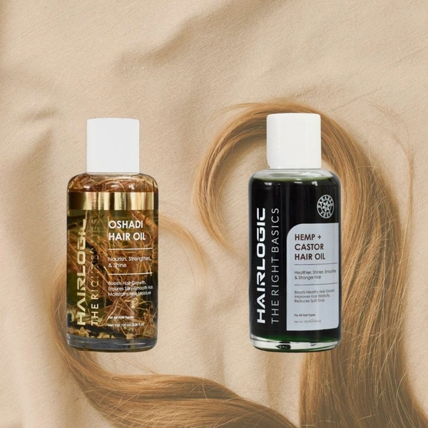 Hair Logic Hairlogic Oshadi Hair Oil 100 ml | Nourish, Strengthen & Shine | Boost Hair Growth | Ensures Silky-Smooth Hair | Maintains Hair Moisture | Sulfate & Paraben-Free