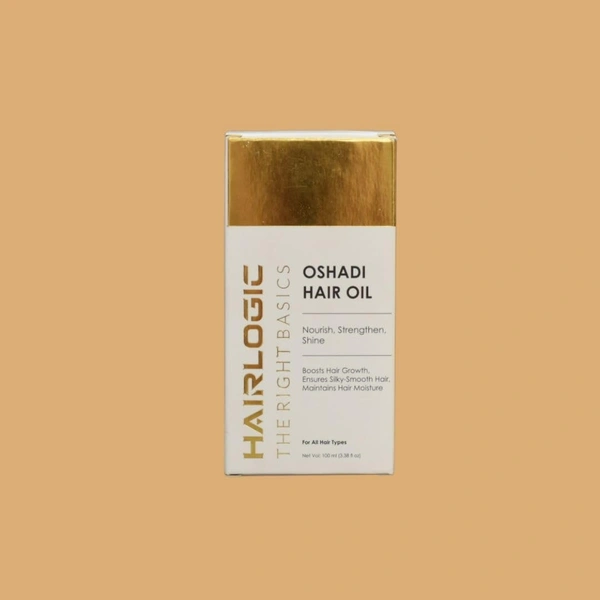 Hair Logic Hairlogic Oshadi Hair Oil 100 ml | Nourish, Strengthen & Shine | Boost Hair Growth | Ensures Silky-Smooth Hair | Maintains Hair Moisture | Sulfate & Paraben-Free