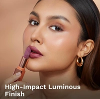 Pilgrim Glitter Lipstick Dubai luxury lifestyle -08 Her Highness 4.2g | Glitter-Infused Matte Finish | Enriched with Vitamin E & Olive Oil | Non-Drying & Long-Lasting | Suitable for All Skin Types