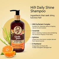 Hi9 Daily Shine Shampoo 300ml | Boost Shine & Smoothness | Enhance Hair's Natural Glow | Keep Hair Shiny & Manageable