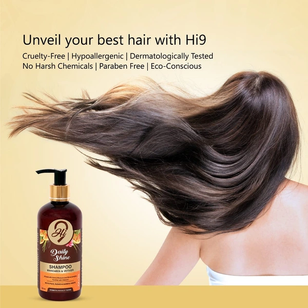 Hi9 Daily Shine Shampoo 300ml | Boost Shine & Smoothness | Enhance Hair's Natural Glow | Keep Hair Shiny & Manageable
