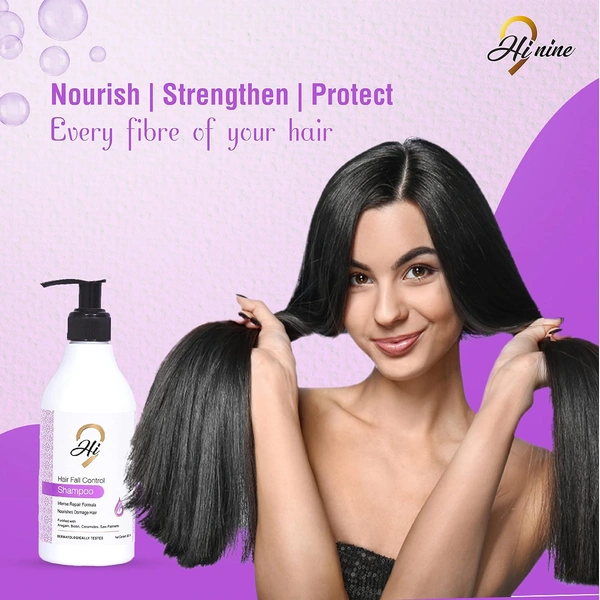 Hi9 Hair Fall Control Shampoo 300ml | Strengthen & Reduce Hair Fall | Reduce Hair Loss & Strengthen Hair
