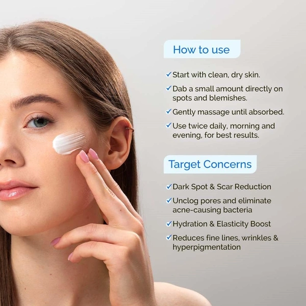 Hi9 Pro Derma Spot & Blemish Control Cream 30g | Dark Spot Removal, Acne Scar & Hyperpigmentation Treatment | Skin Brightening & Blemish Control Cream for All Skin Types