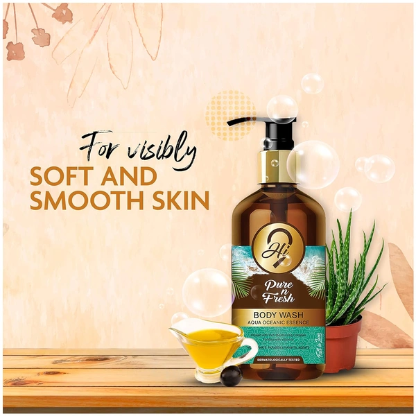 Hi9 Pure & Fresh Body Wash With Aloe Vera  for Moisturizing Refreshing & Soft Skin,300ml