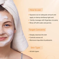 Hi9 Vitamin C Face Wash 75ml - Brighten, Hydrate & Revitalize Your Skin Daily and Remove Dead Cells, Improoves Skin Tone