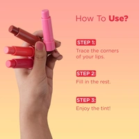 Hilary Rhoda Colour Splash Lip Balm (Apricot, 3g) - SPF 15 | Nourishing Lip Treatment with Vitamin E & Cocoa Butter for Soft | Hydrated Lips | Sun Protection & Apricot Flavor.