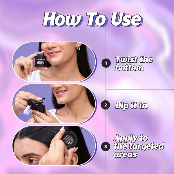 Hilary Rhoda Hair Pro Touch Up Deep Brown 3g | Instant Grey Roots & Bald Spot Coverage | Fuller, Denser Look | Matte, Sweat-Proof Finish | Highly Pigmented, Long-Lasting Powder