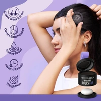 Hilary Rhoda Hair Pro Touch Up Natural Black 3g | Instant Grey Roots & Bald Spot Coverage | Fuller, Denser Look | Matte, Sweat-Proof Finish | Highly Pigmented, Long-Lasting Powder