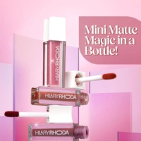 Hilary Rhoda Matte Minis Lipstick Set of 6 | Vitamin E, Jojoba & Rosehip Oil Infused | 12-Hour Stay | Waterproof, Smudge-Proof, Non-Sticky Lightweight Matte Lipsticks