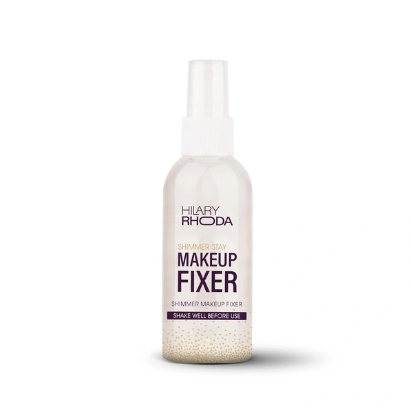 Hilary Rhoda T Hilary Rhoda Shimmer Stay Makeup Fixer 80ml Gold Shade 01 | Aloe Vera Infused Setting Spray | Long-Lasting Hold | Hydrating & Refreshing Mist | Vegan & Cruelty-Free