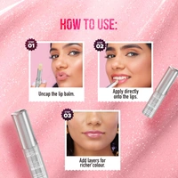 Hilary Rhoda Matte Hilary Rhoda Tinted PH Color Changing Lip Balm | Nourishing, Moisturising & Hydrating Formula for Dry & Chapped Lips | Enriched with Grape Seed Extract | Soft Natural Tint