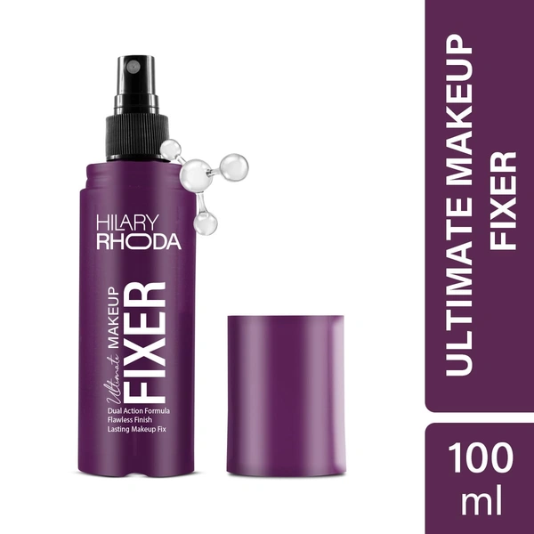 Hilary Rhoda Ultimate Makeup Fixer 100ML | Long-Lasting, Waterproof & Smudge-Proof | Enriched with Niacinamide & Hyaluronic Acid for Hydration & Skin Nourishment