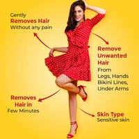 lkin Ikin Papaya Hair Removal Cream Pack of 2 (60g Each) for Sensitive Skin | Bikini, Legs & Underarms