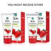 lkin Ikin Skin Brightening Hair Remover Cream - Pack of 2 (60gm Each) | Bikini Hair Removal Cream for Women & All Skin Types