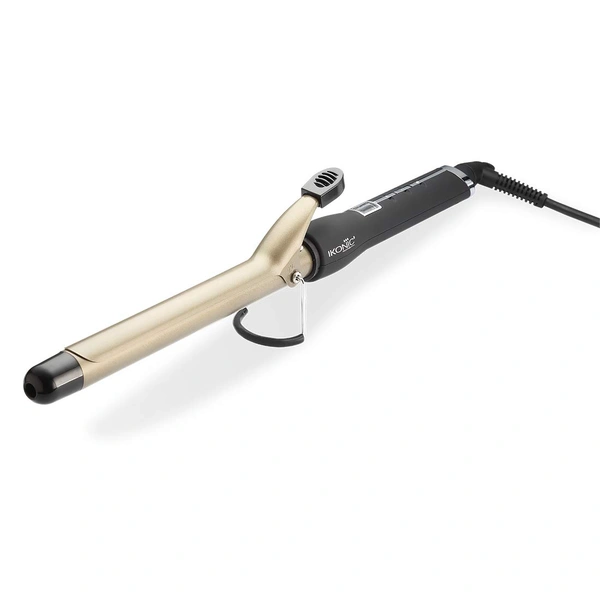 IKONIC Ikonic Curling Tong-22mm, Ceramic shine infused barrel, Digital Display, Instant Heatup, Hair Curling With swivel cord Hair Styling, For Women, All Hair Type