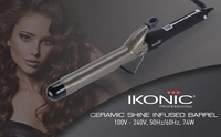 IKONIC Ikonic Curling Tong-25mm, Ceramic shine infused barrel, Digital Display, Instant Heatup, Hair Curling With swivel cord Hair Styling, For Women, All Hair Type